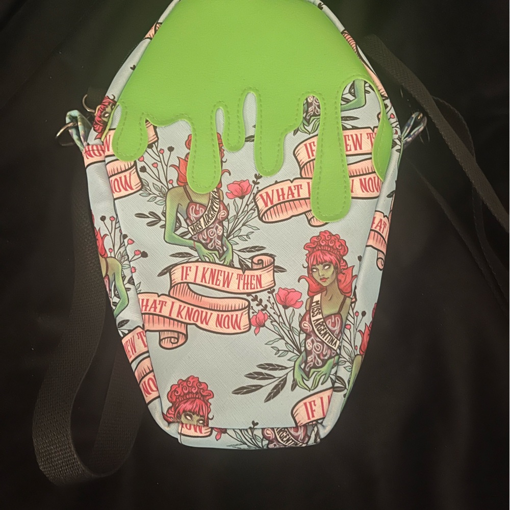 Coffin Beetlejuice Crossbody
